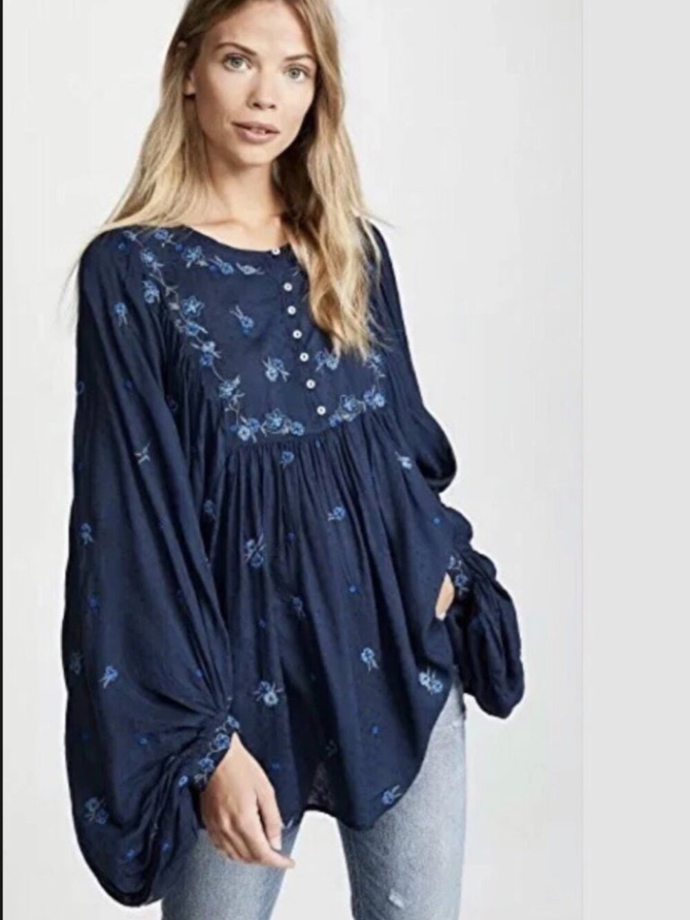 FREE PEOPLE KISS FROM A ROSE BLOUSE